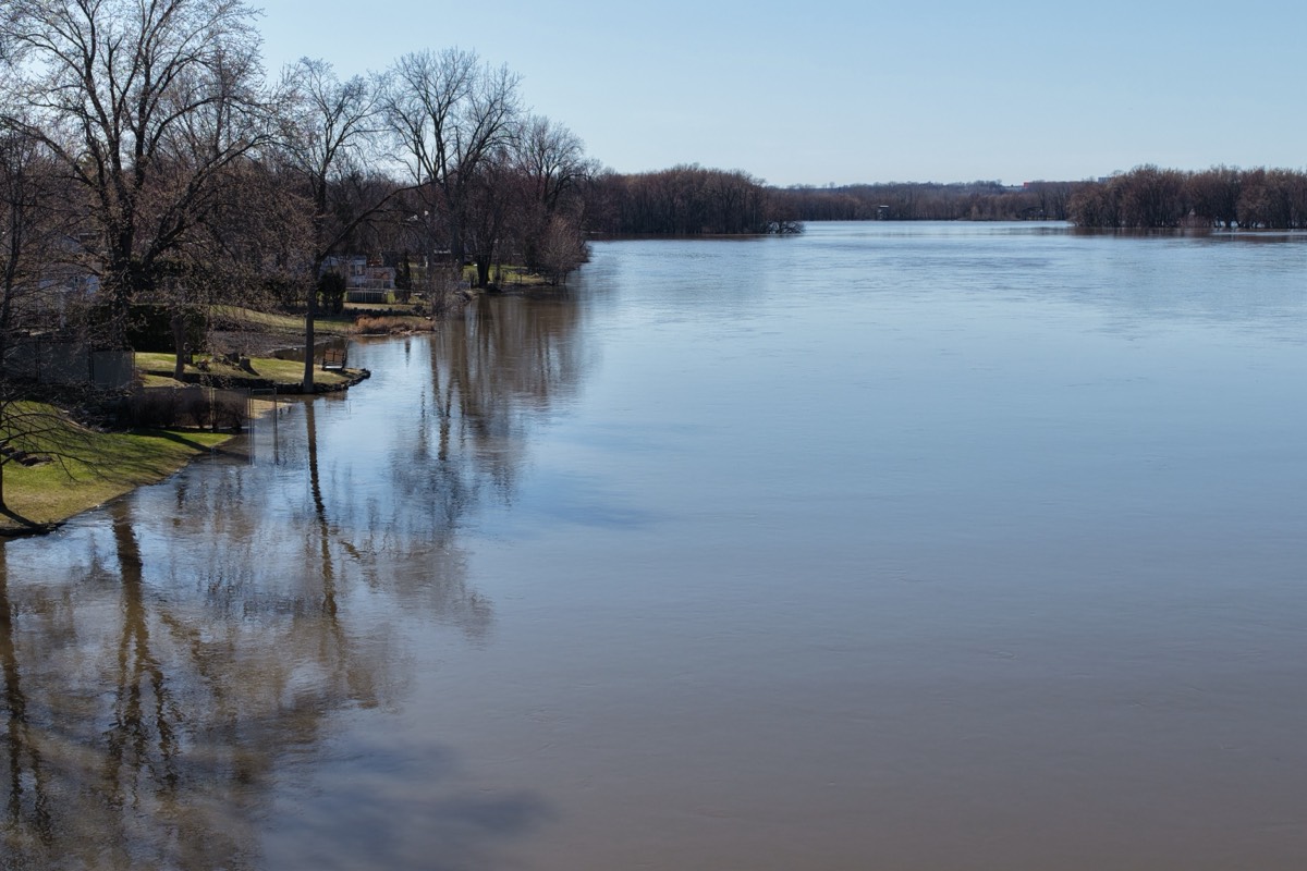 Cartographie aérienne de berges de rivière, Lanaudière