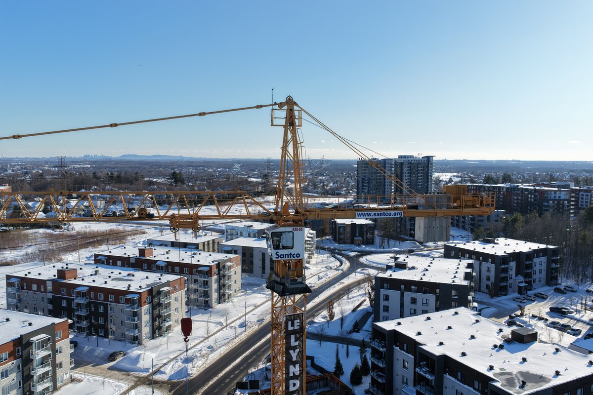 Vue aérienne de chantier · ortho-mosaïque photogrammétrique